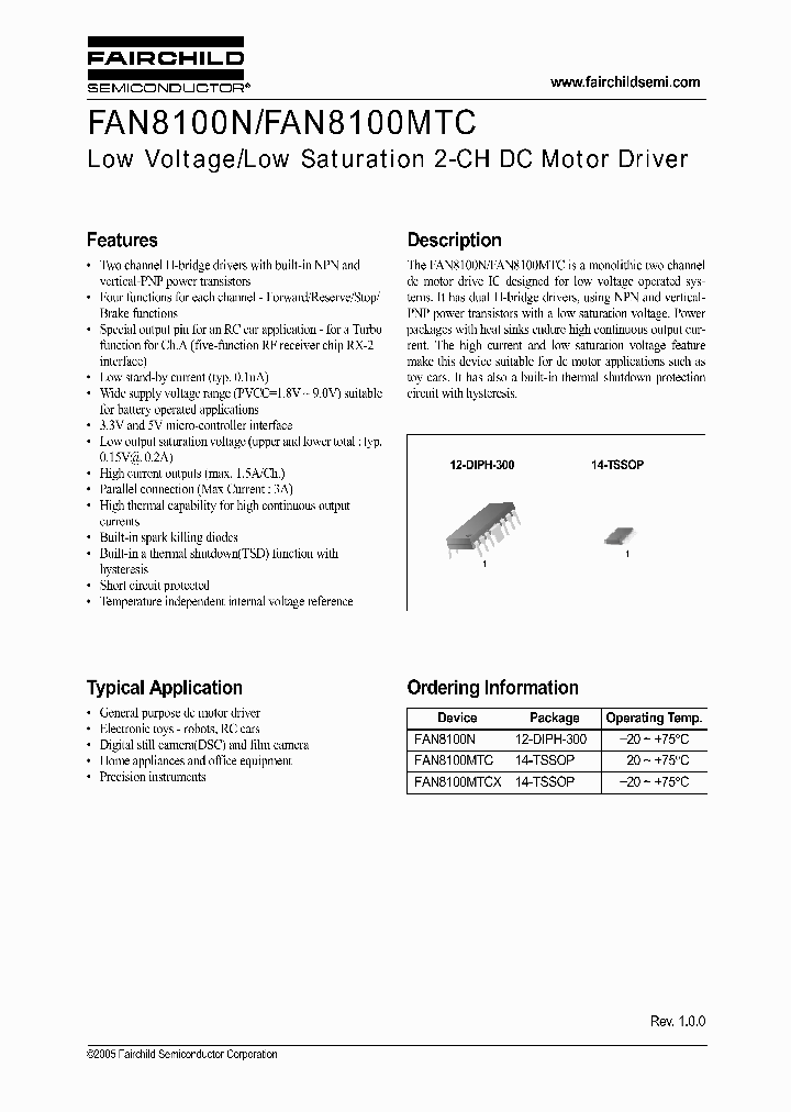 FAN8100MTC_395520.PDF Datasheet