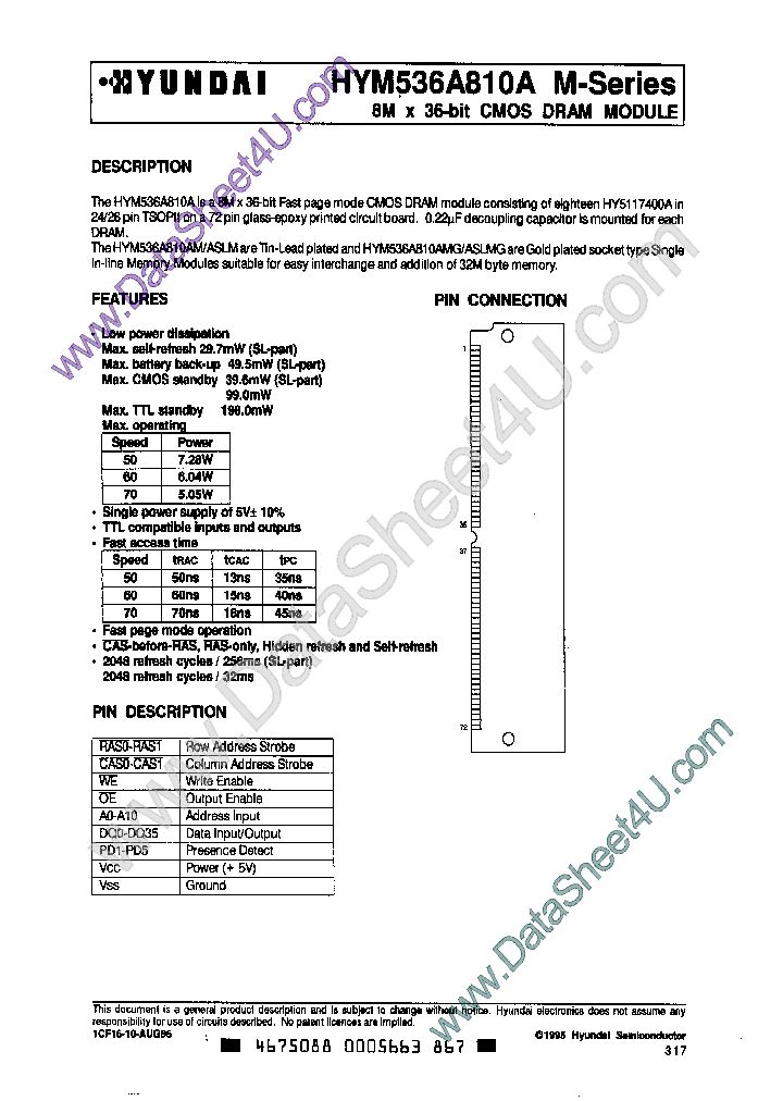 HYM536A810A_392813.PDF Datasheet