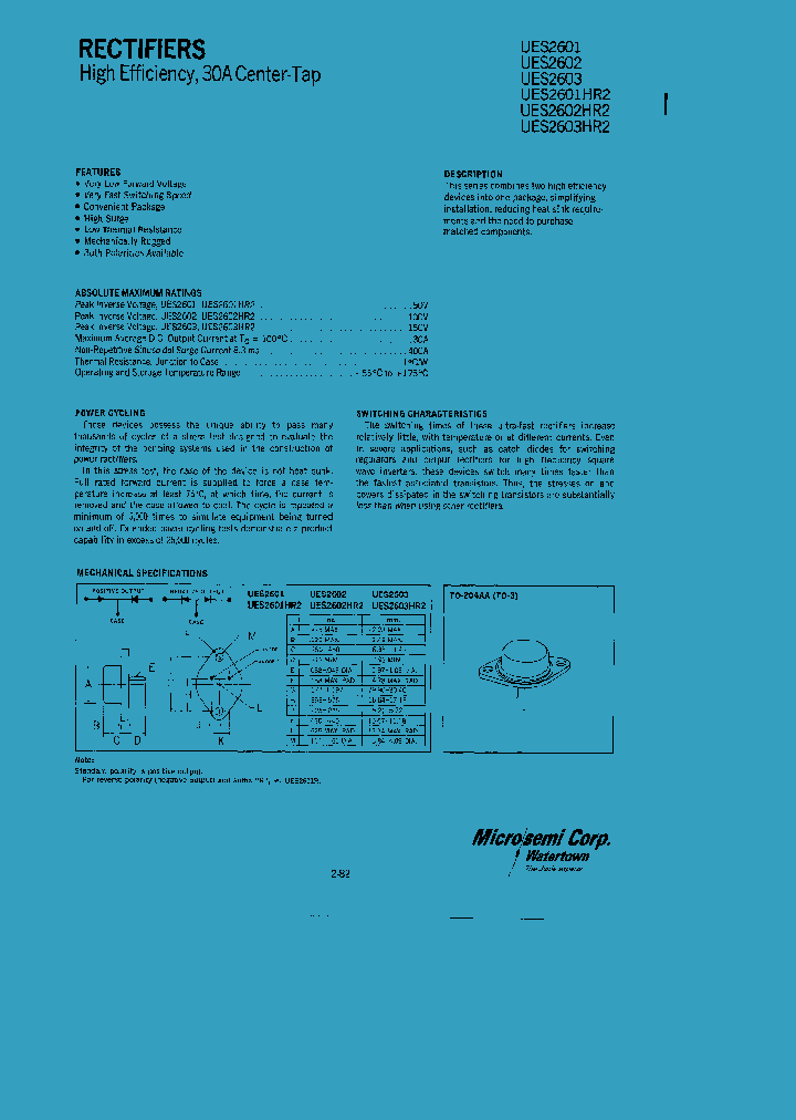 UES2601_60311.PDF Datasheet