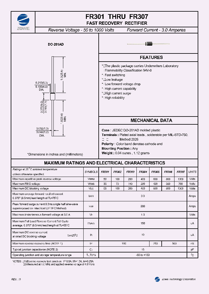 FR303_483025.PDF Datasheet