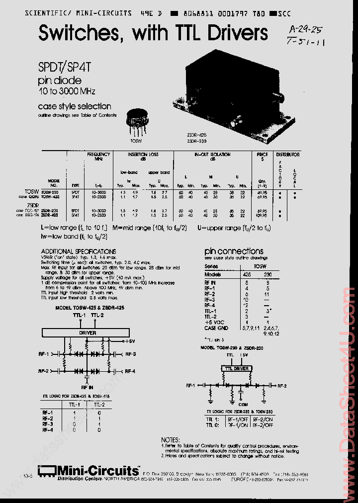 TOSW425_439988.PDF Datasheet