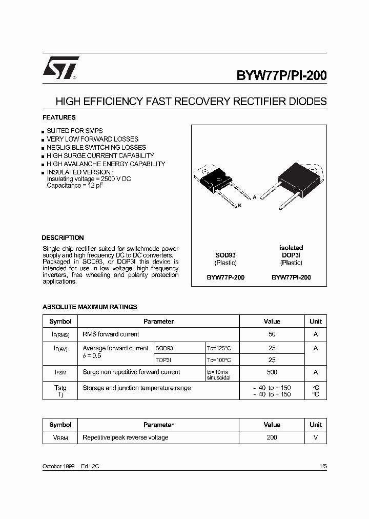 BYW77P-200_491072.PDF Datasheet