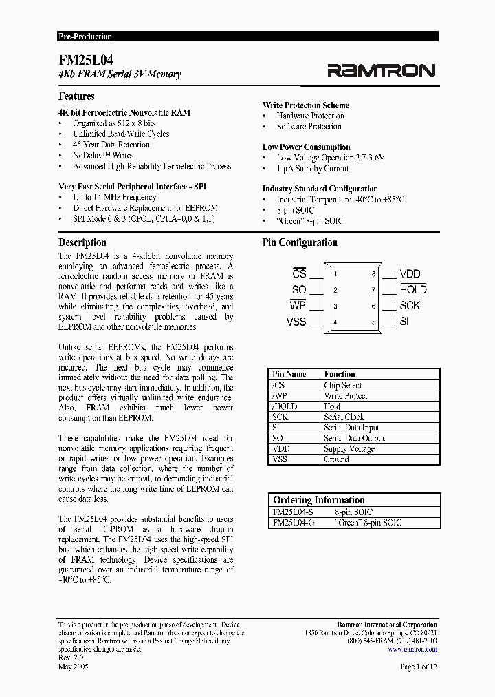 FM25L04_555452.PDF Datasheet