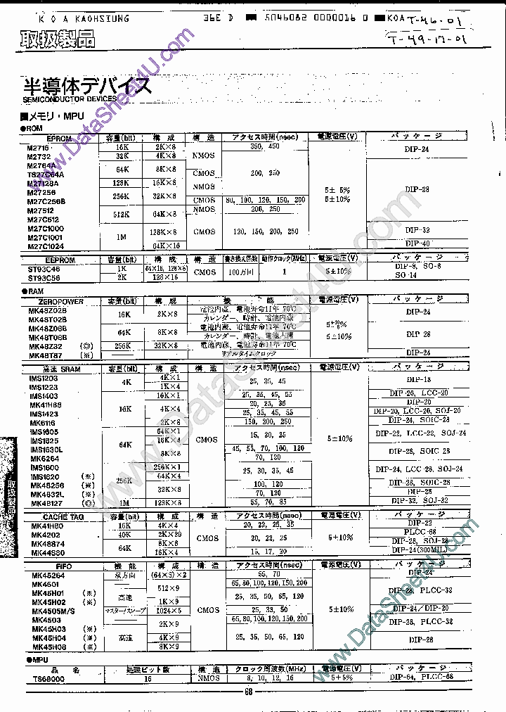 MK6264_491939.PDF Datasheet