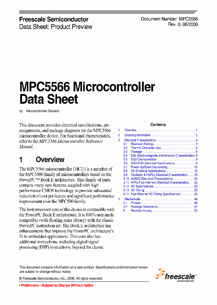 MPC5566_488193.PDF Datasheet
