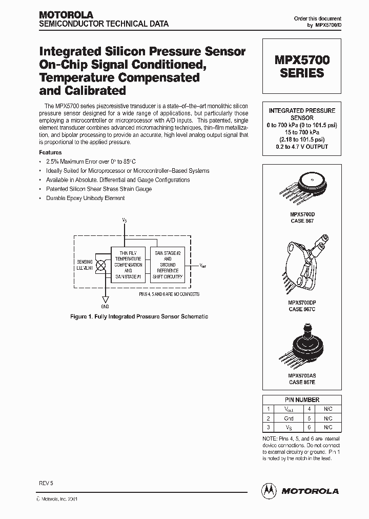 MPX5700A_546434.PDF Datasheet