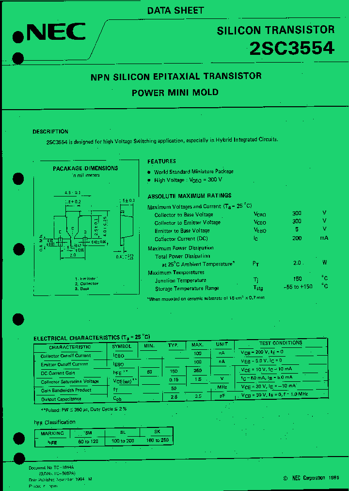 2SC3554_559653.PDF Datasheet