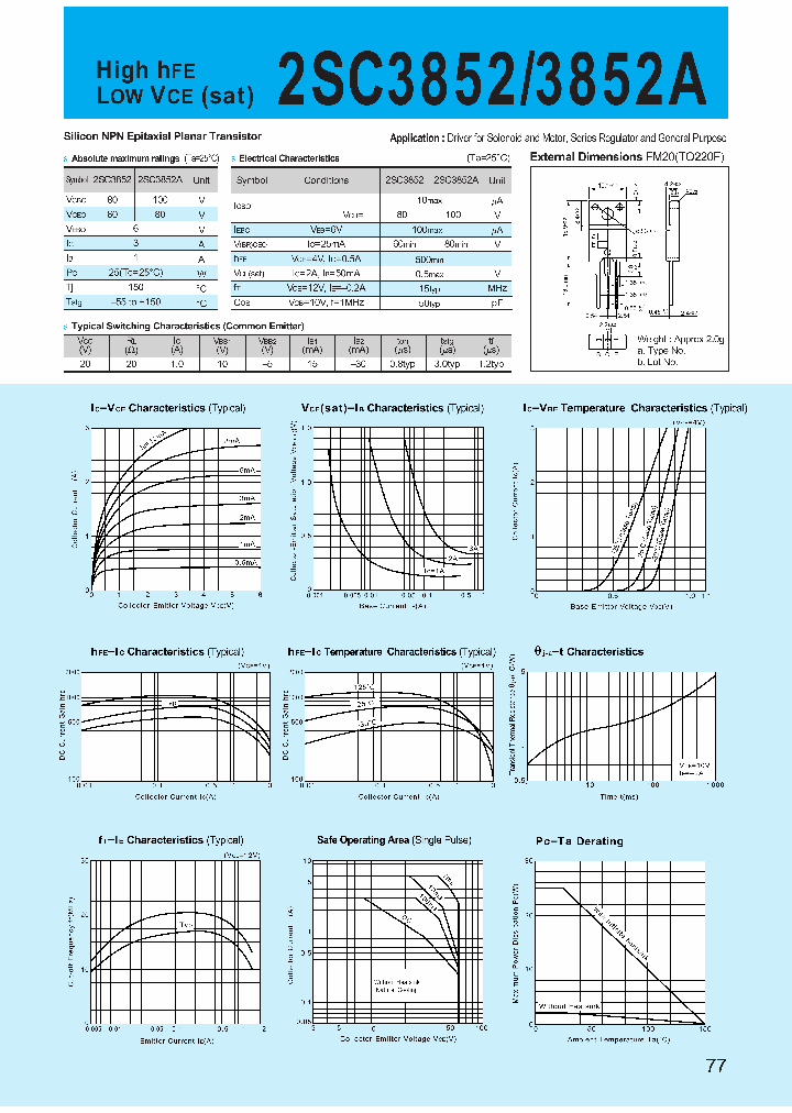 2SC3852_634720.PDF Datasheet