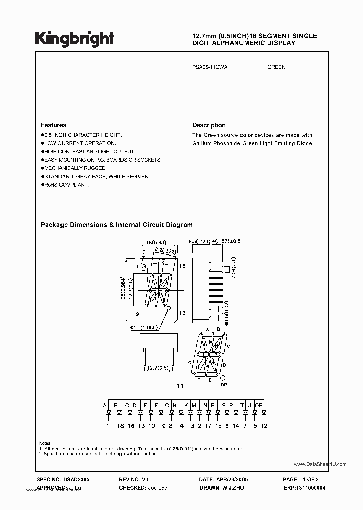 PSA05-11GWA_680469.PDF Datasheet