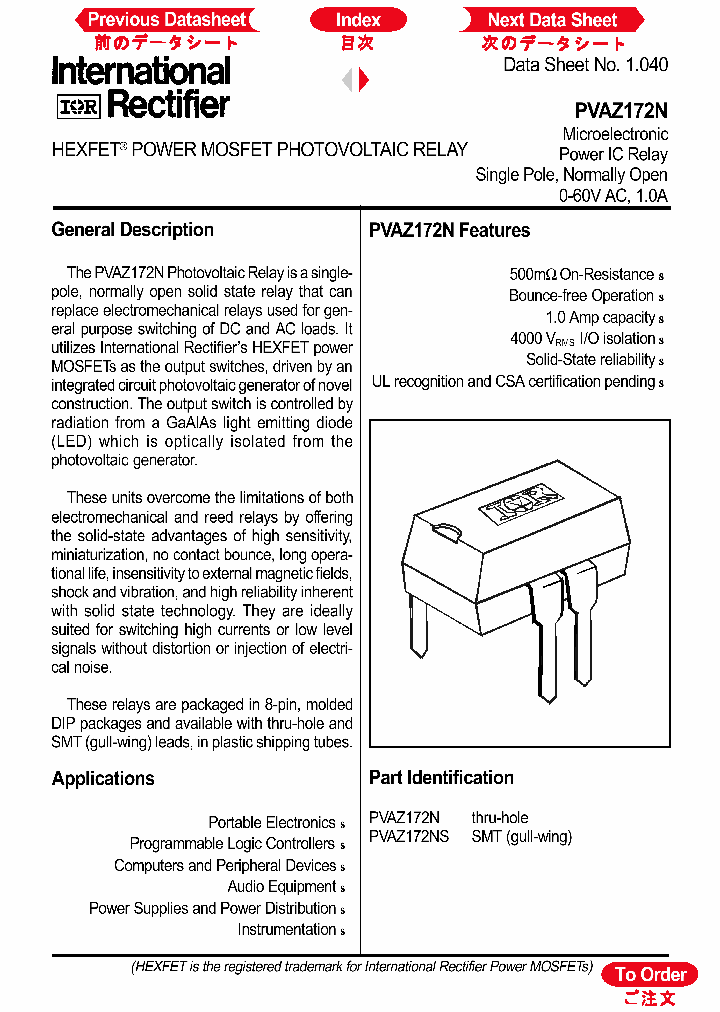 PVAZ172_136023.PDF Datasheet