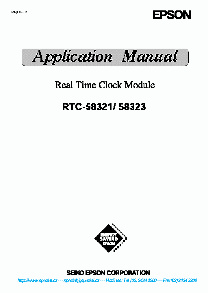 RTC-58323_699729.PDF Datasheet