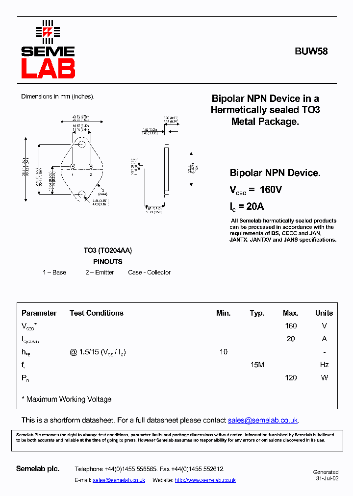 SFBUW58_766852.PDF Datasheet