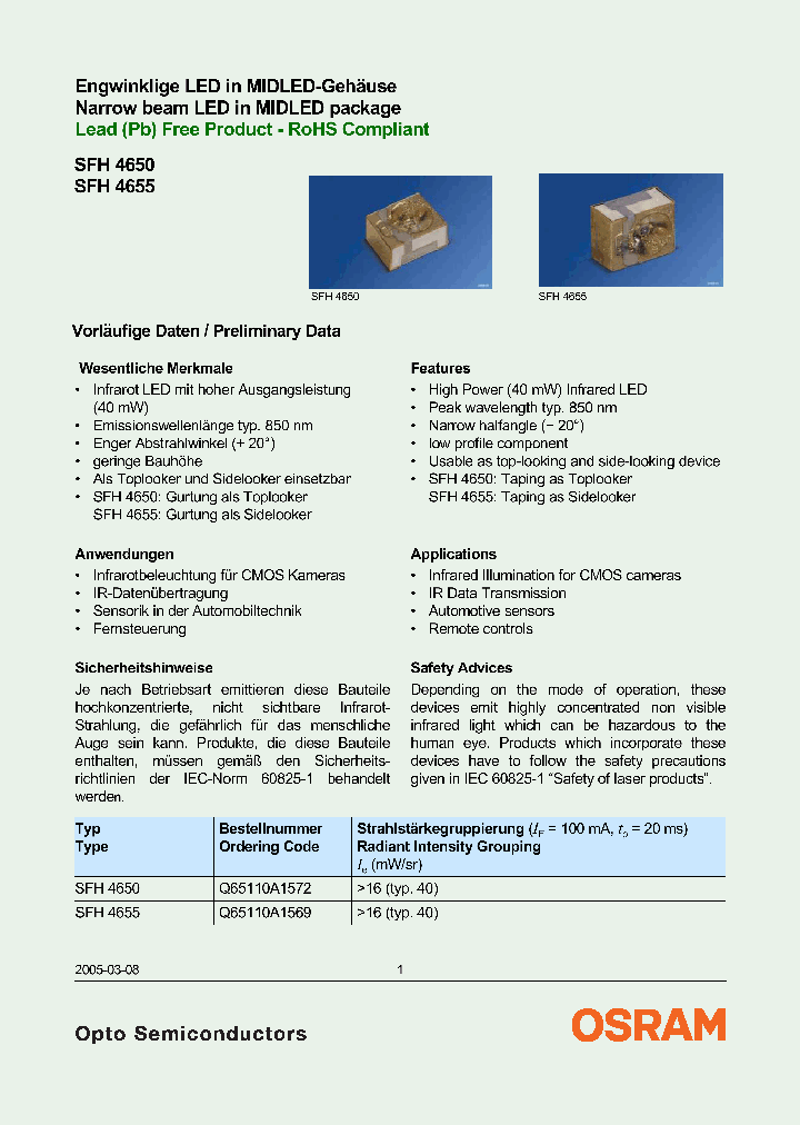 SFH4650_621062.PDF Datasheet