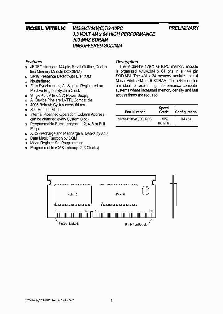 V43644Y04VCTG-10PC_724608.PDF Datasheet