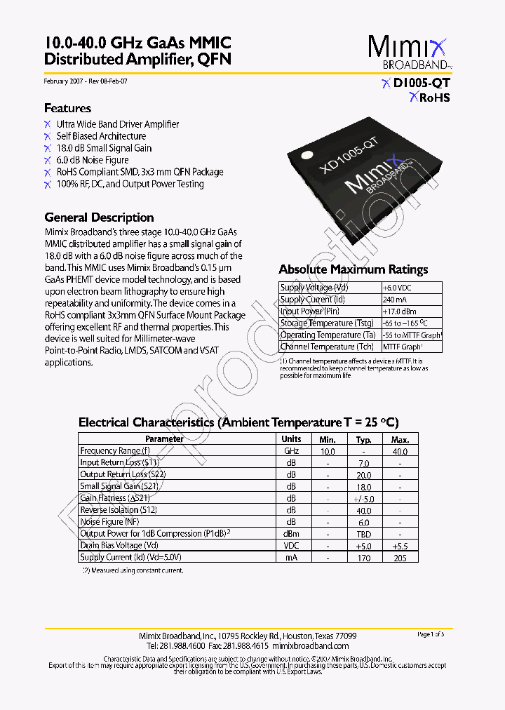 XD1005-QT-0G00_718633.PDF Datasheet