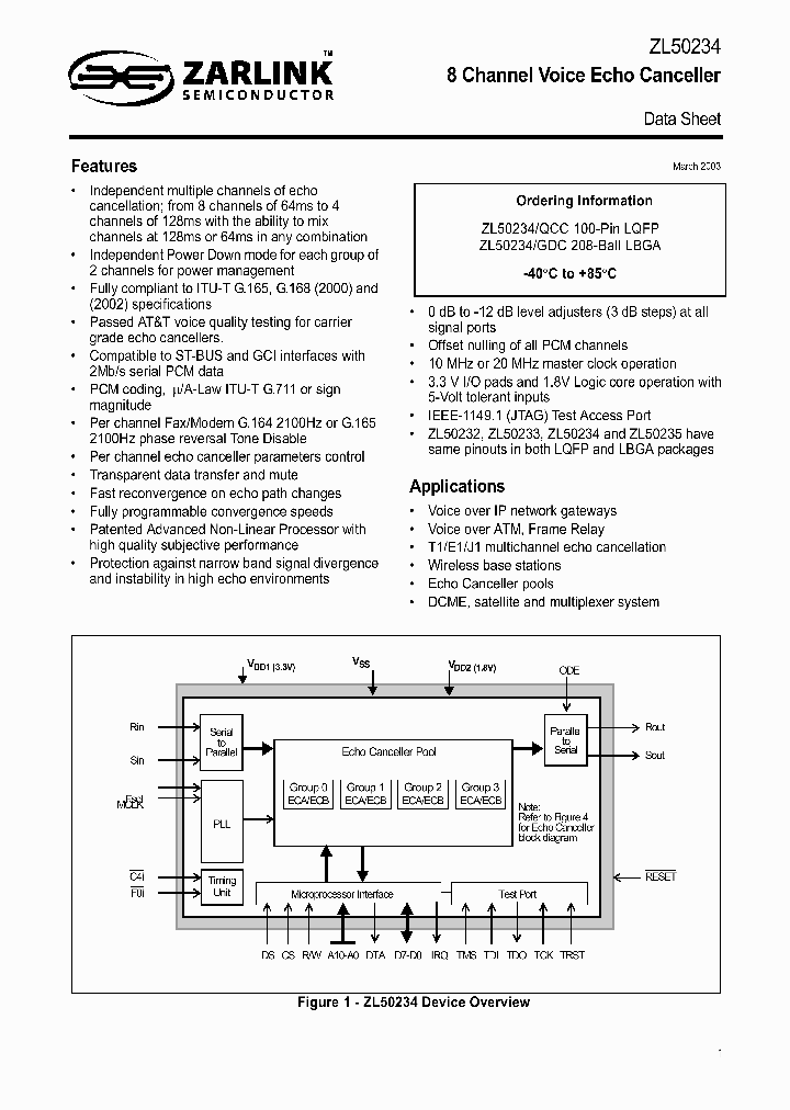 ZL50234GDC_737705.PDF Datasheet