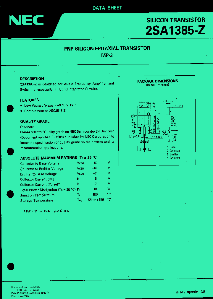 2SA1385Z_913662.PDF Datasheet