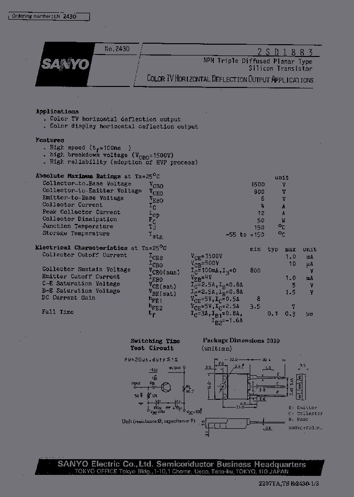 2SD1883_951341.PDF Datasheet