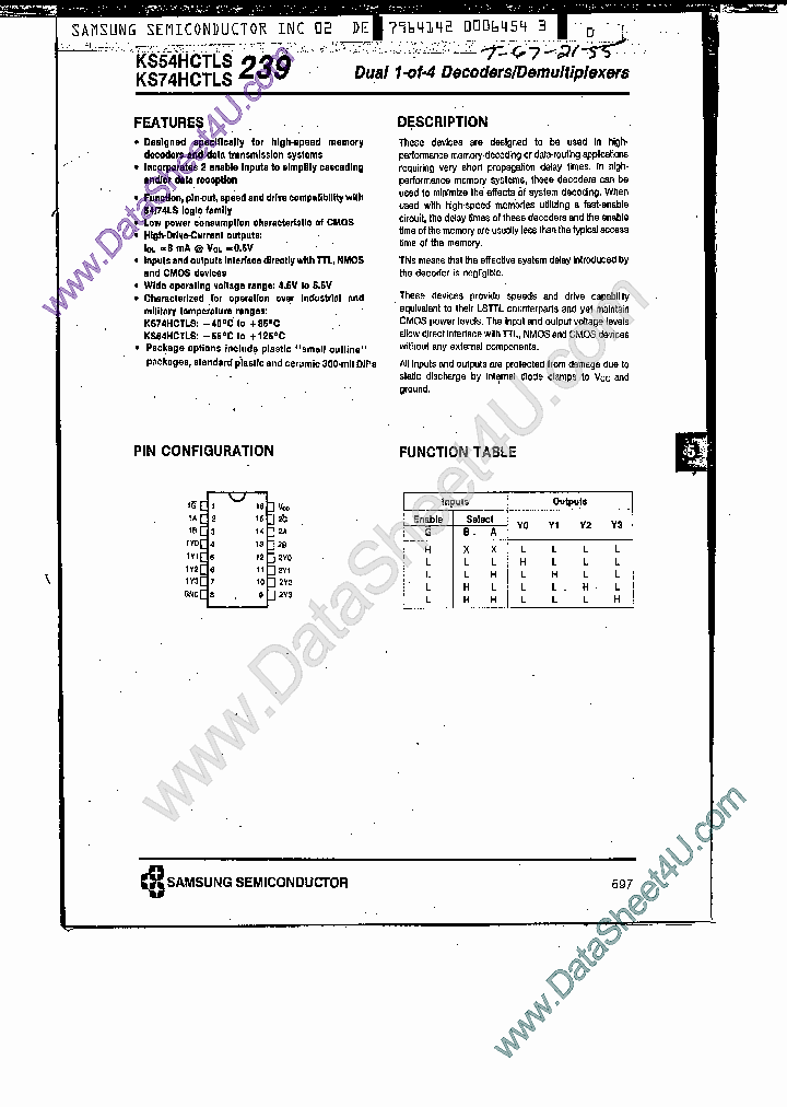 74HCTLS239_874762.PDF Datasheet