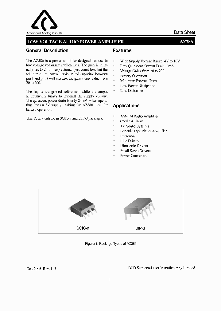 AZ386MTR-E1_808478.PDF Datasheet