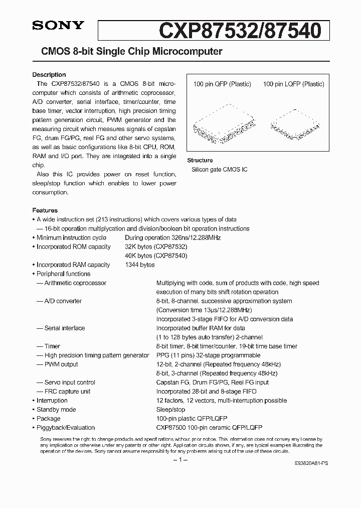 CXP87532_1017881.PDF Datasheet