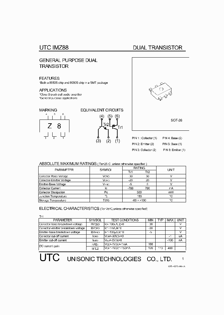 IMZ88_745923.PDF Datasheet