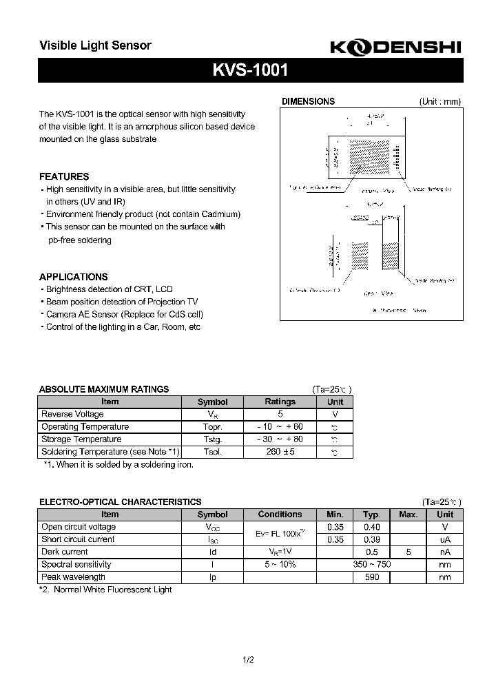 KVS-1001_947334.PDF Datasheet