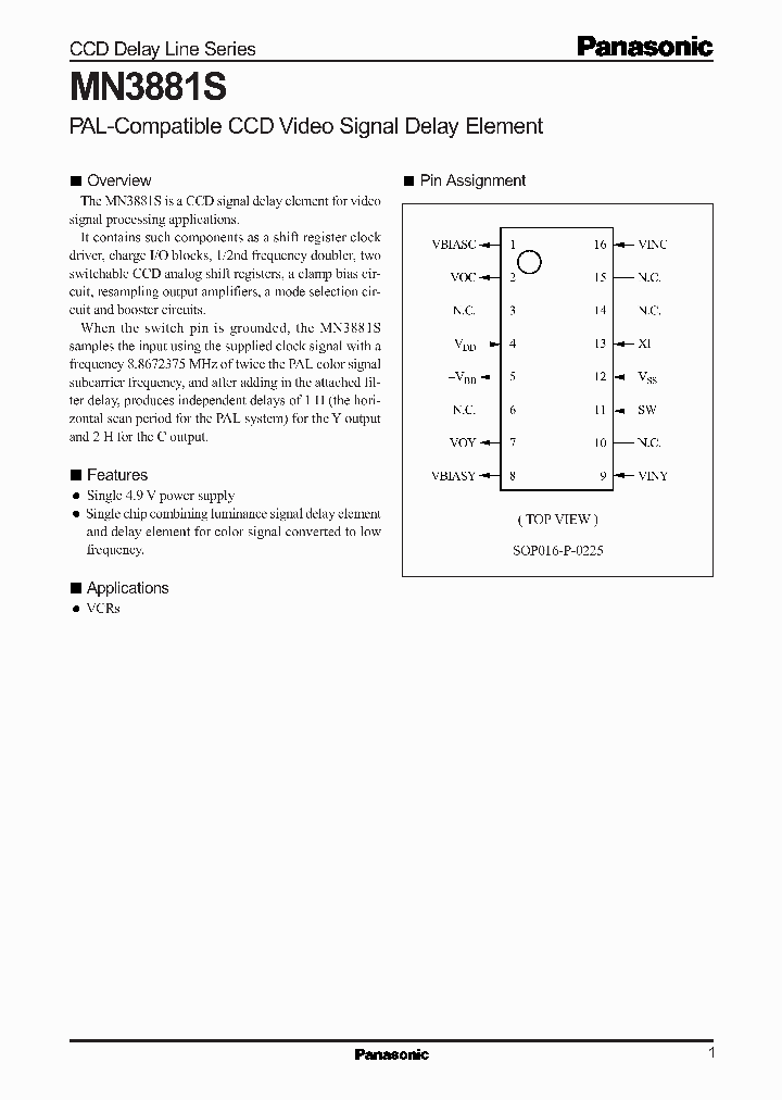 MN3881S_1014595.PDF Datasheet