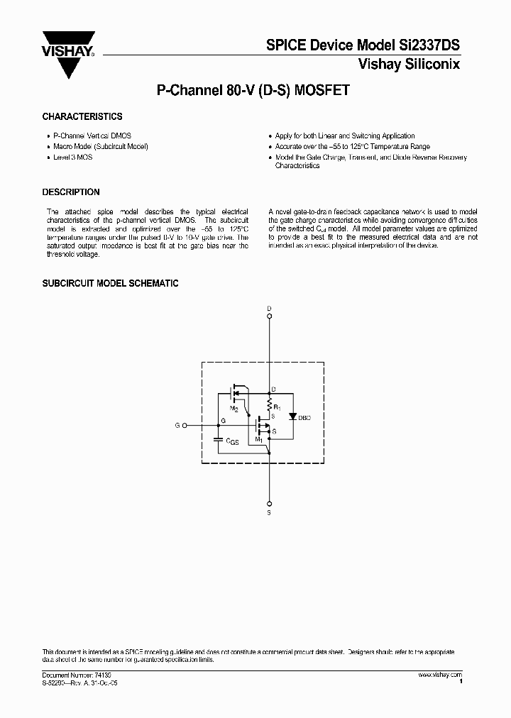 SI2337DS_944619.PDF Datasheet