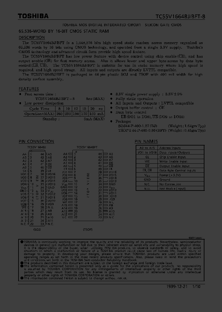 TC55V1664BJ-8_930883.PDF Datasheet