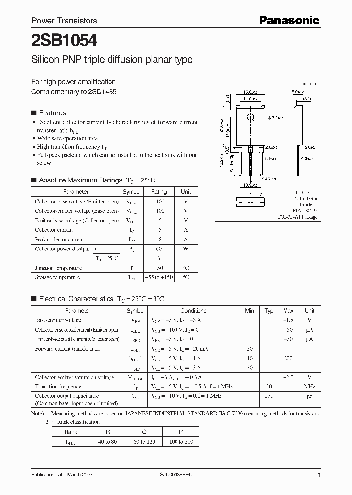 2SB1054_1128103.PDF Datasheet