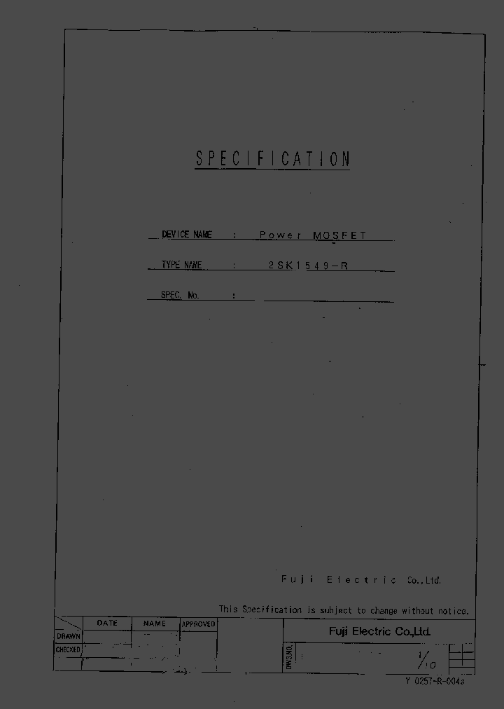 2SK1549_1127105.PDF Datasheet