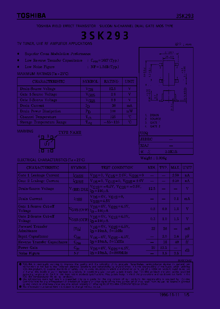 3SK293_1199602.PDF Datasheet