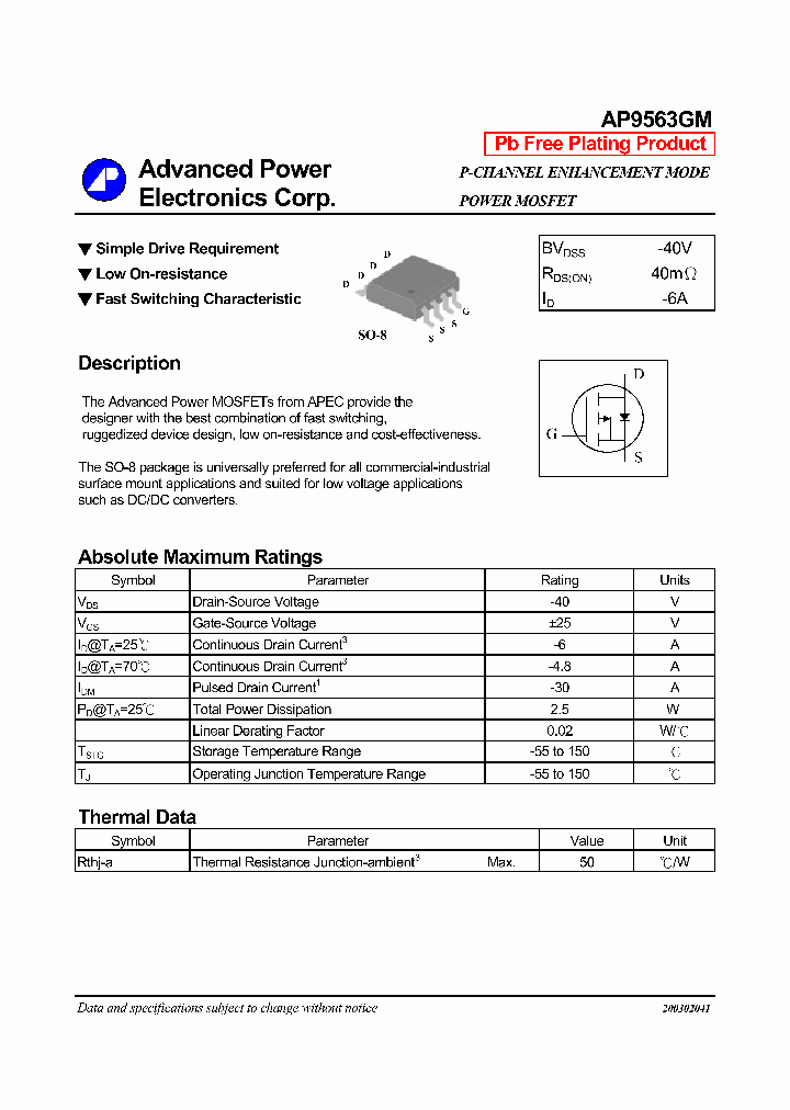 AP9563GM_1155405.PDF Datasheet