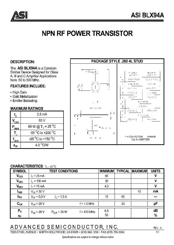 BLX94A_1219872.PDF Datasheet