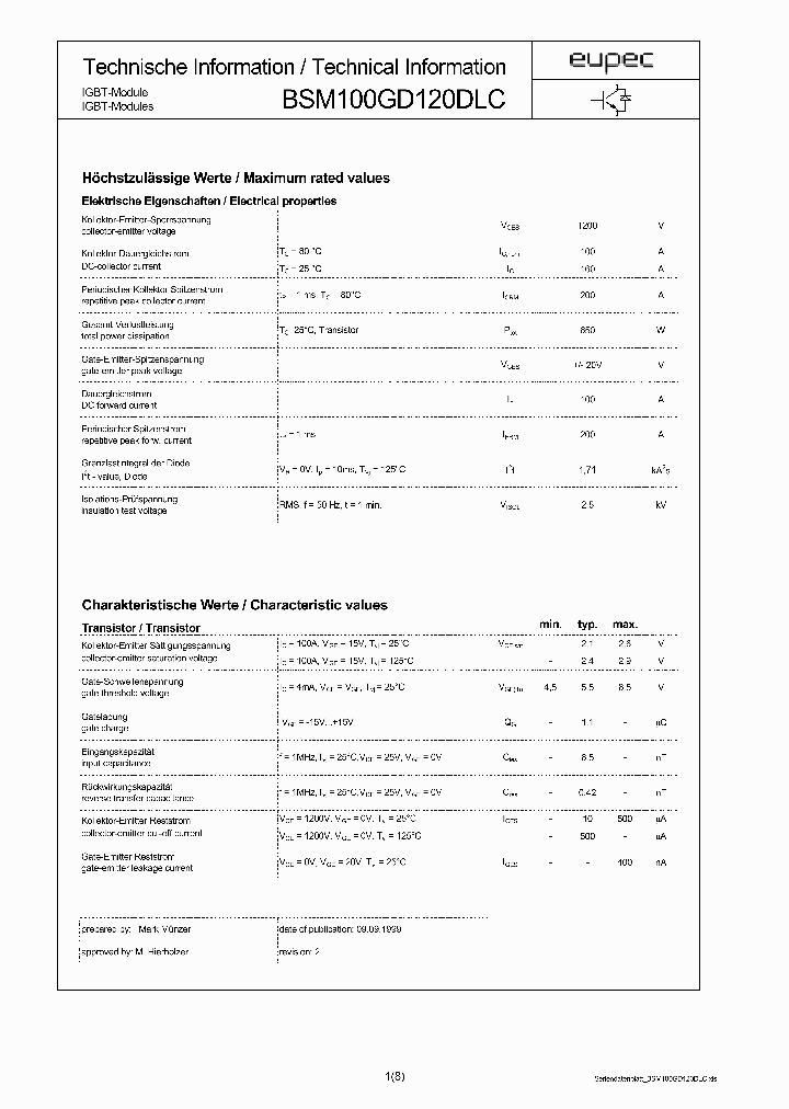 BSM100GD120DLC_1220647.PDF Datasheet