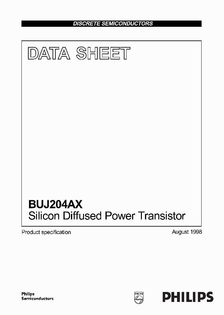 BUJ204AX_1221817.PDF Datasheet