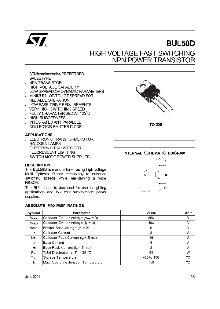 BUL58D01_1222166.PDF Datasheet