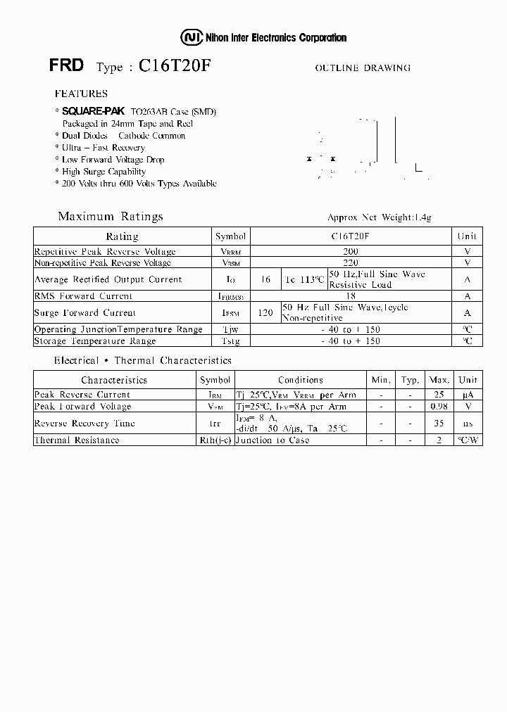 C16T20F_1223169.PDF Datasheet