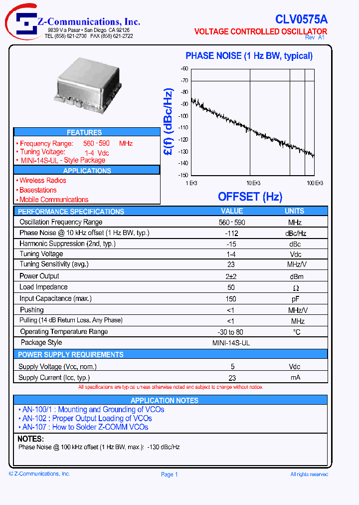 CLV0575A_1113642.PDF Datasheet