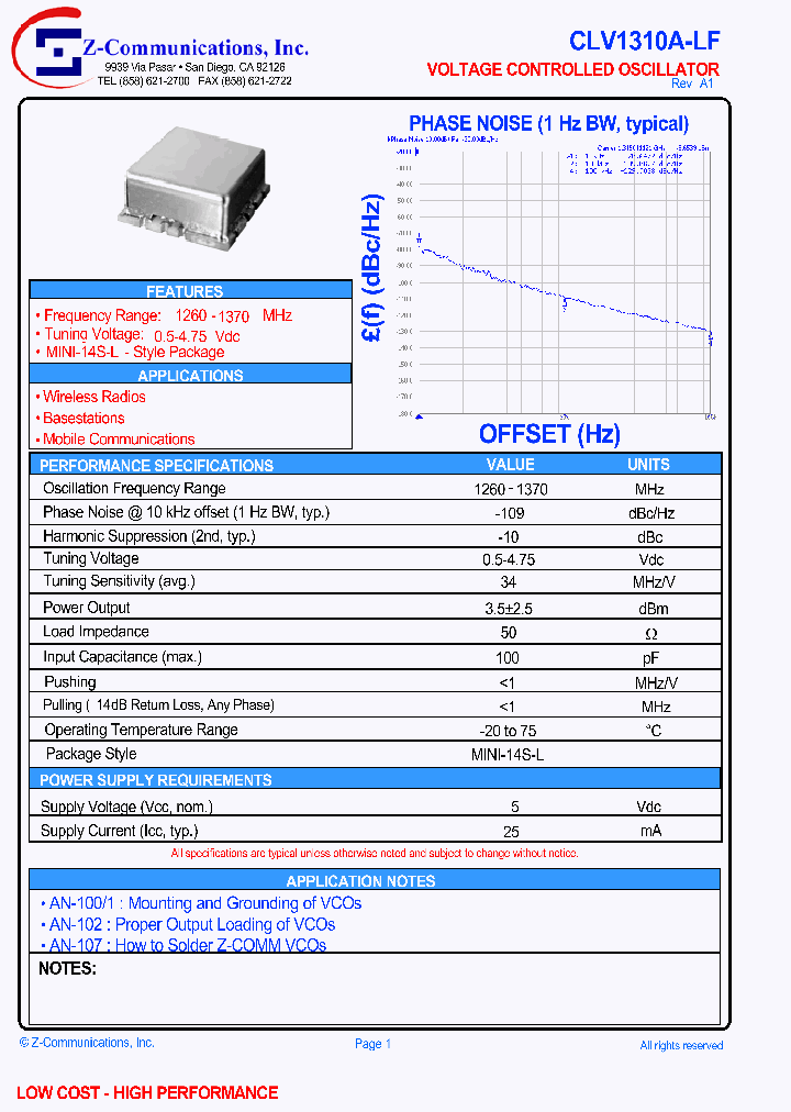CLV1310A-LF_1226619.PDF Datasheet