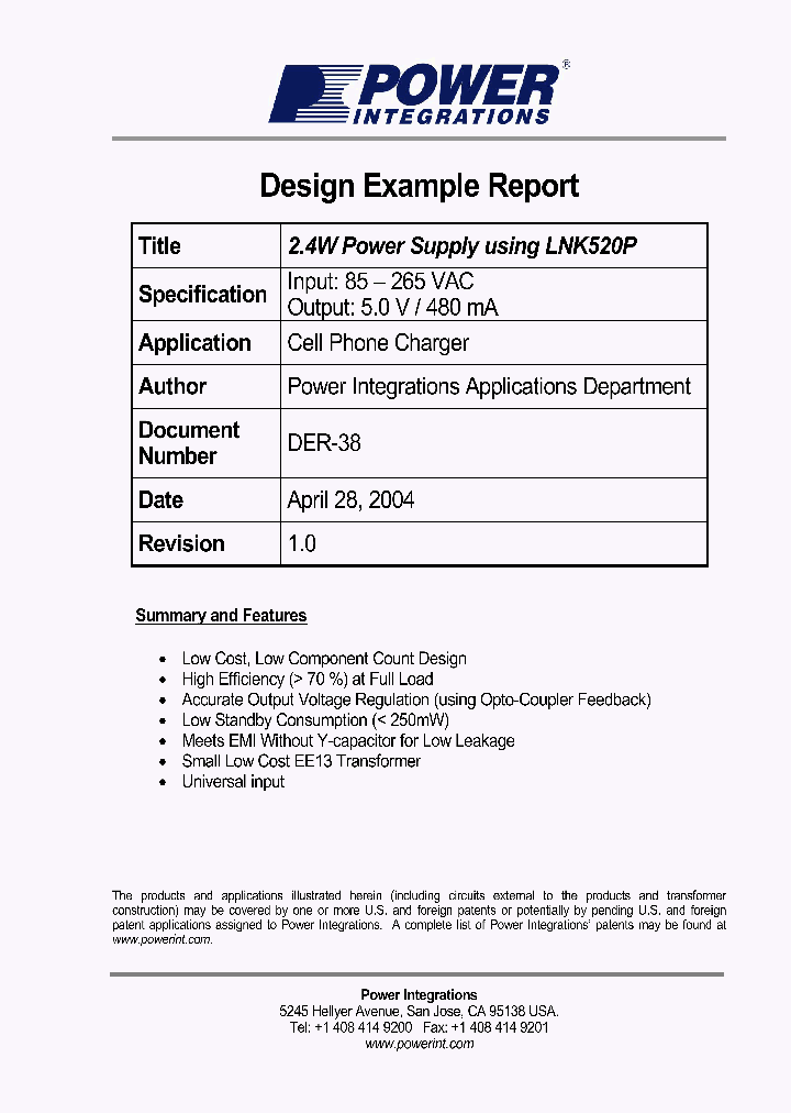 DER-38_1232157.PDF Datasheet