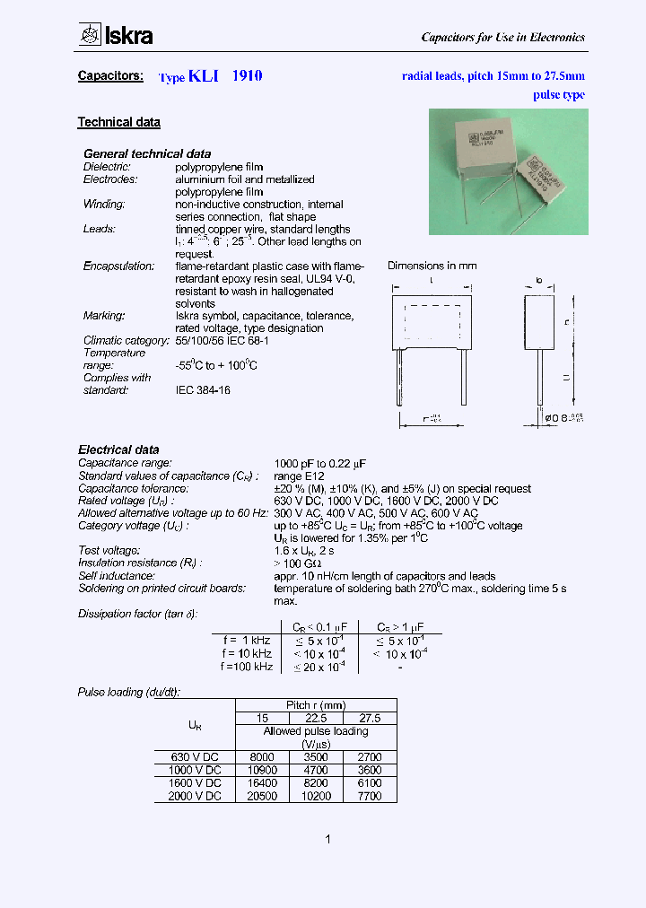 KLI1910_1182402.PDF Datasheet