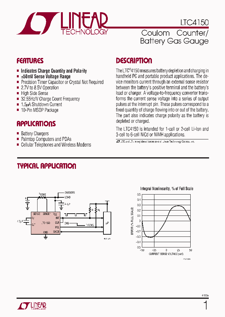 LTC4150CMS_1055717.PDF Datasheet