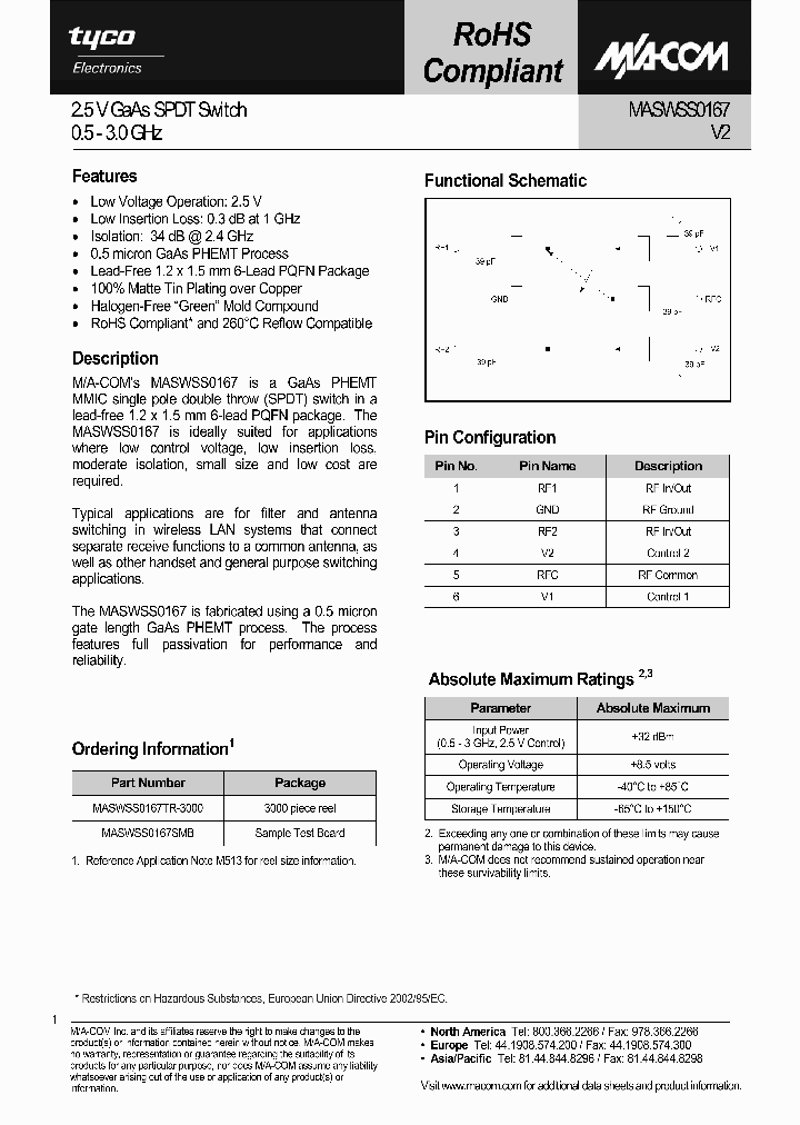 MASWSS0167TR-3000_1272129.PDF Datasheet