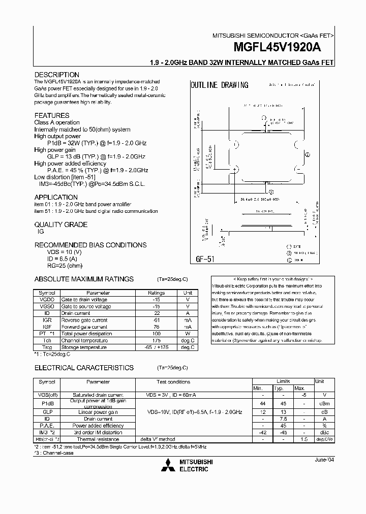 MGFL45V1920A04_1278804.PDF Datasheet