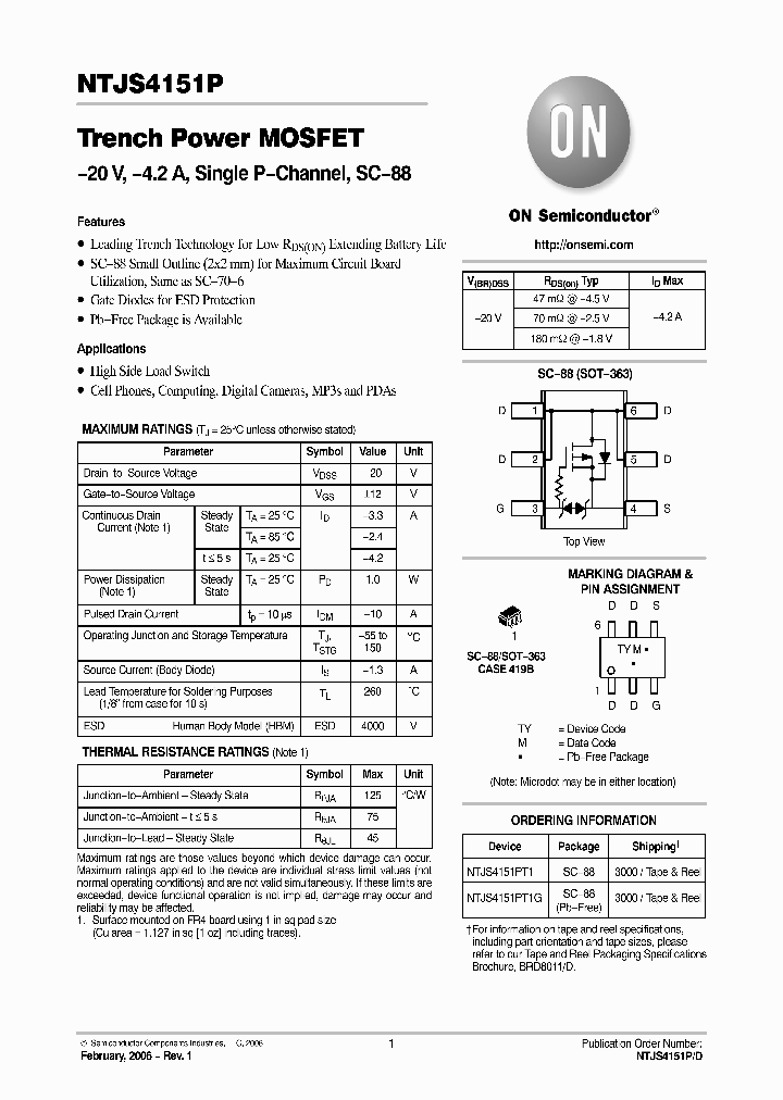 NTJS4151PT1_708240.PDF Datasheet