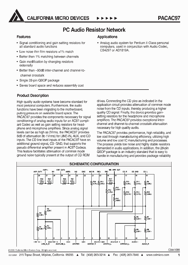 PACAC97_1064959.PDF Datasheet