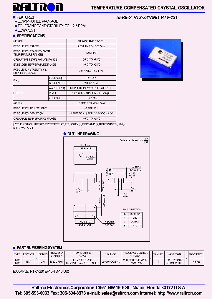 RTXO-231_1302943.PDF Datasheet