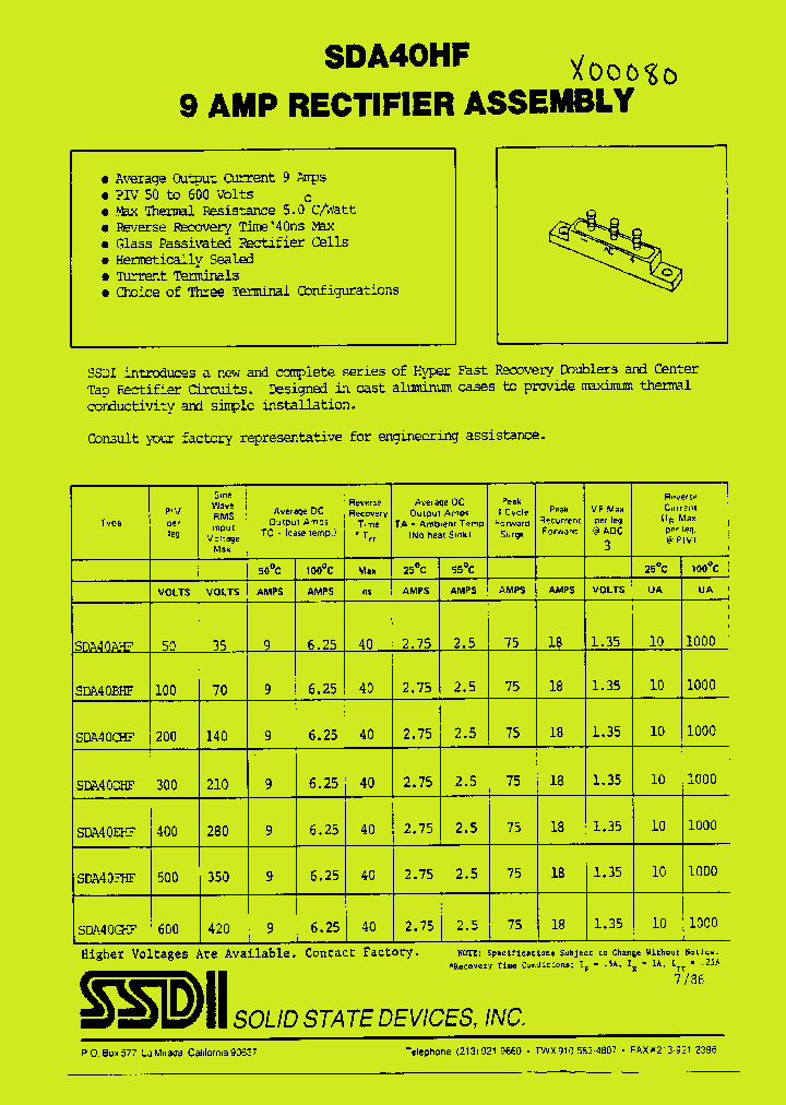 SDA40HF_1306436.PDF Datasheet